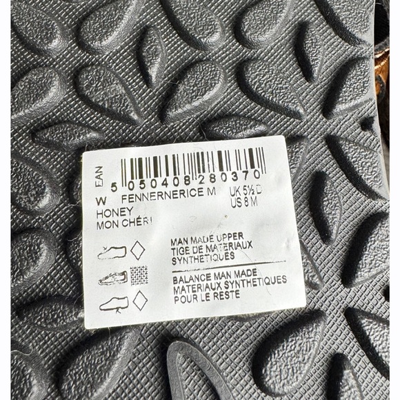 Collection by Clarks Fenner Nerice Women’s Brown Faux Leather Flip Flops Size 8 - Picture 10 of 10